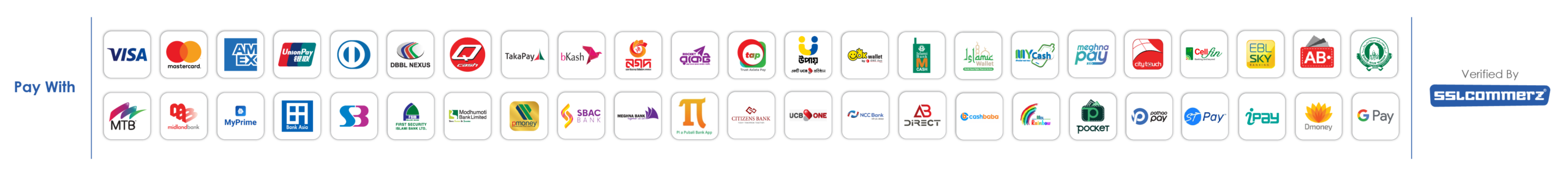 Payment methods accepted by HerJobsBD